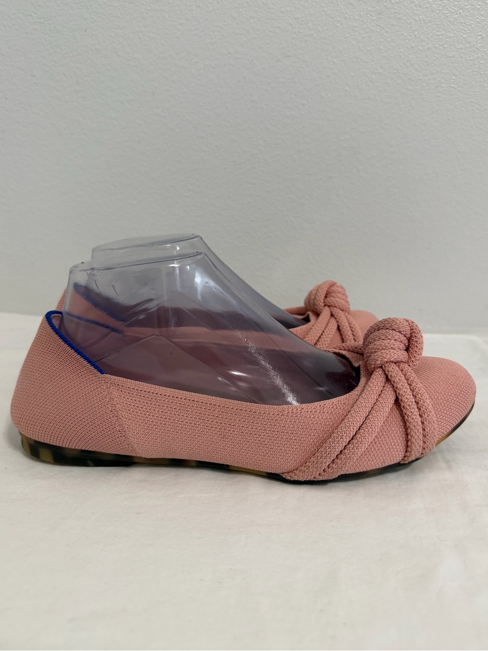 Rothy’s The Knot Ballet Flat pink shoes round point Size 8.5 - Picture 4 of 12